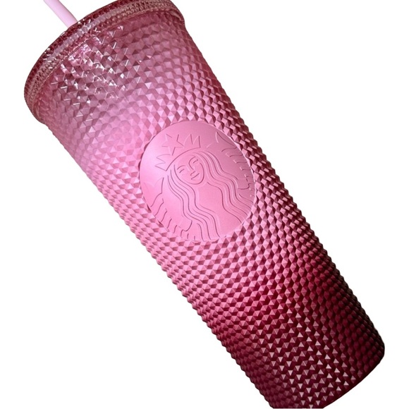 Starbucks Other - 💕 Starbucks Pink Gradient Studded Tumbler | 24oz Cold Cup (2023) 💕